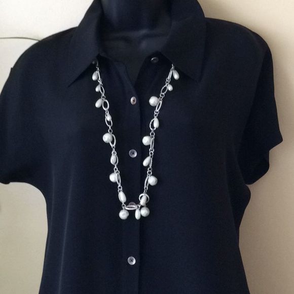 💞ST.JOHN💞100% silk tunic - Picture 2 of 8